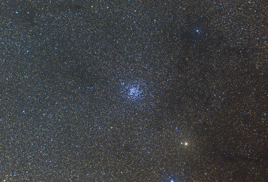 Wild Duck Cluster (Messier 11 or NGC 6705) is an open cluster of stars in the constellation Scutum (the Shield). Star map night sky backgrounds