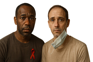 Healthy red blood cells isolated on a white background