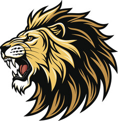 Lion vector art design
