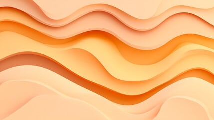Abstract wavy layers of pastel colors (2)