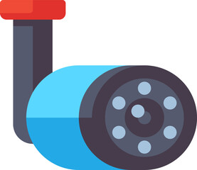 Road roller machine smoothing asphalt on construction site, symbolizing infrastructure development and engineering precision.