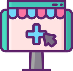 healthcare illustration on a white background   