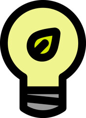 lamp illustration on a white background   