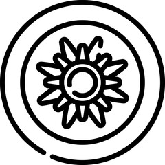 onion illustration on a white background    