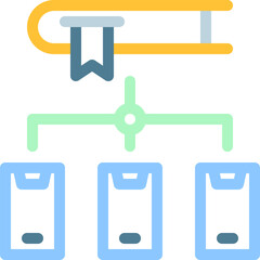 online learning illustration on a white background   