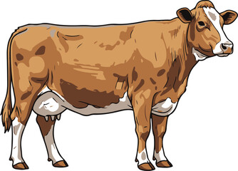 cow vector 