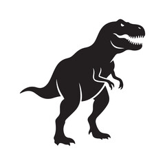 tyrannosaurus rex dinosaur vector illustration
