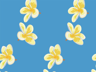 Seamless Blue Hawaii Pattern. Illustration of a seamless Hawaiian pattern tile. Tile can be dragged and dropped into Illustrator s swatches palette. A seamless tropical spring or summer Hawaiian