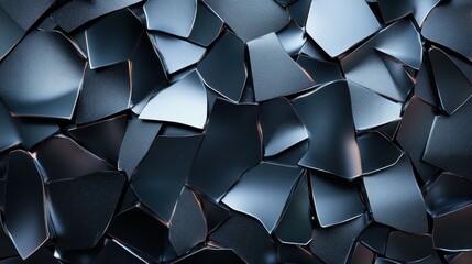 An abstract image featuring shards of shattered glass, creating a captivating and intricate pattern that evokes feelings of fragility and beauty in imperfection.