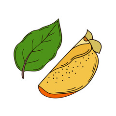 Illustration in hand draw style. Icon, sign, sticker, pin, logo