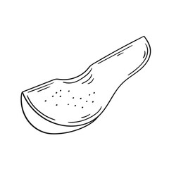 Illustration in hand draw style. Icon, sign, sticker, pin, logo