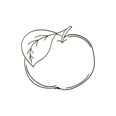 Illustration in hand draw style. Icon, sign, sticker, pin, logo