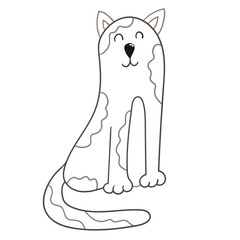 Illustration in hand draw style. Icon, sign, sticker, pin, logo