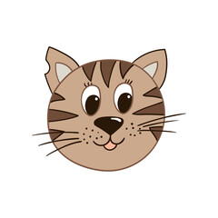 Illustration in hand draw style. Icon, sign, sticker, pin, logo