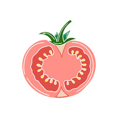 Illustration in hand draw style. Icon, sign, sticker, pin, logo