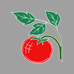 Illustration in hand draw style. Icon, sign, sticker, pin, logo