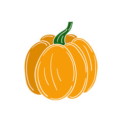 Illustration in hand draw style. Icon, sign, sticker, pin, logo