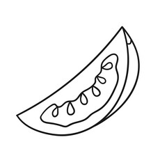 Illustration in hand draw style. Icon, sign, sticker, pin, logo