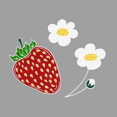 Illustration in hand draw style. Icon, sign, sticker, pin, logo