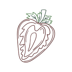 Illustration in hand draw style. Icon, sign, sticker, pin, logo