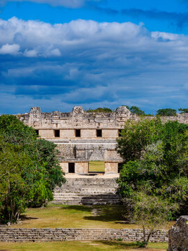 Quadrangle of the Nuns, elevated view, Uxmal, Yucatan State, Mexico