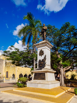 Benito Juarez Monument, Saint John Park, Merida, Yucatan State, Mexico