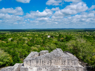 Structure II, Calakmul Archaeological Site, Campeche State, Mexico