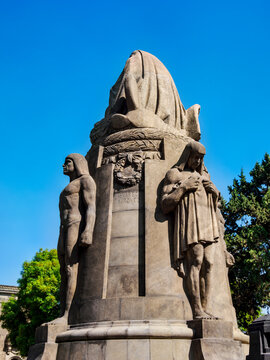 Monument at the Chapultepec Castle, Mexico City, Mexico