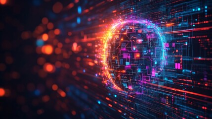 A Digital Brain Lighting Up the Virtual Universe. The Future of AI in a Digital World.