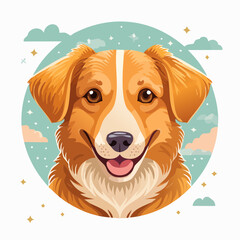 golden retriever with a ball