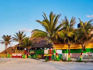Reggae Beach Bar, Punta Sur, Cozumel Island, Quintana Roo State, Mexico