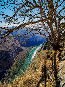 Sumidero Canyon, elevated view, Chiapas State, Mexico