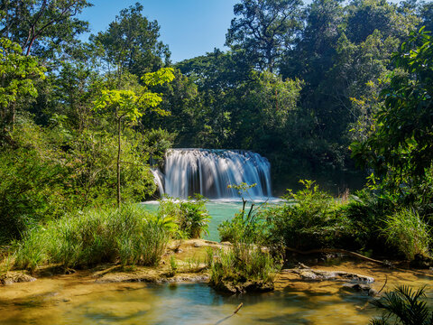 Roberto Barrios Waterfalls, Chiapas State, Mexico