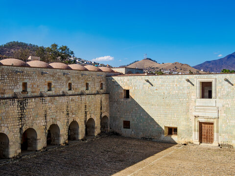 Cloister at the Convent of Santo Domingo de Guzman, Oaxaca de Juarez, Oaxaca State, Mexico