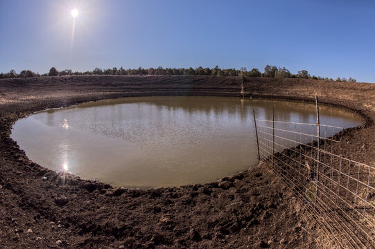 The Thirteen Mile Cattle Tank off of Corva Road in the Kaibab National Forest near Ash Fork Arizona, USA