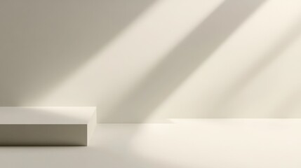 Structured Simplicity: Minimalist Geometric Composition on Neutral Background


