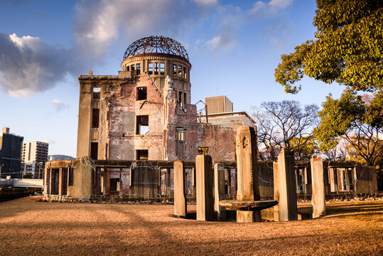 The Hiroshima Peace Memorial (Genbaku Dome), Hiroshima, Japan 