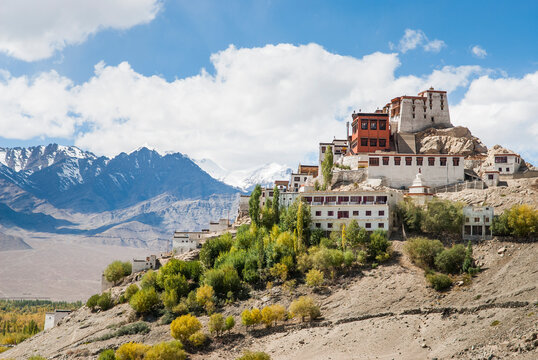 Tibetan Buddhist Thikse Monastery, near Leh, Ladakh region, state of Jammu and Kashmir, India, Asia