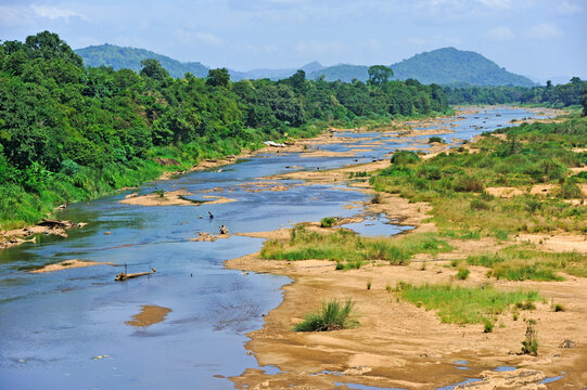 Mahaweli River, Uva province, Sri Lanka, Indian subcontinent, South Asia