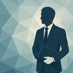 Business Polygon Geometric Background Illustration