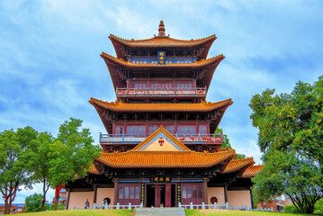 Longzhu (Dragon Pearl) Pagoda at Taoyang Alley, Jingdezhen (porcelain capital of China), Jiangxi Province, China