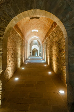 Entrance of Medici Fortress, Arezzo, Tuscany, Italy