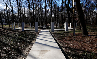 Westerplatte, the location of the start of World War Two on September 1st 1939, Gdansk, Poland
