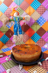 cake and June snacks - Brazilian June festival