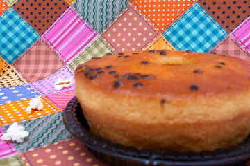 cake and June snacks - Brazilian June festival