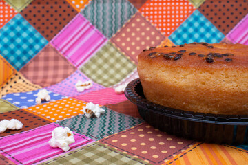 cake and June snacks - Brazilian June festival