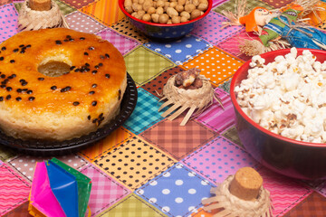 delicious cake and June snacks - June party