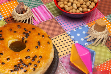 delicious cake and June snacks - June party