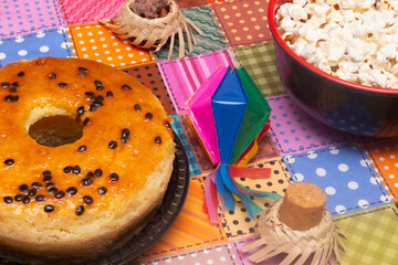 delicious cake and June snacks - June party