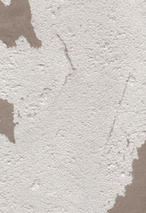 Damaged Plaster Wall Texture with Cracks